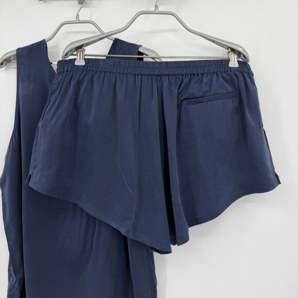 Quince Washable Silk Pajama Set Size XL Women’s in Indigo Blue Tank and Shorts - Picture 7 of 7
